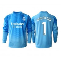 Stroje piłkarskie Real Madrid Thibaut Courtois #1 Bramkarskie Koszulka Podstawowej 2025-26 Długi Rękaw